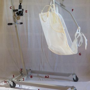 Guincho Lift de transferencia para acamados e deficientes