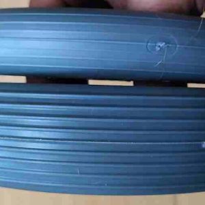 [NOVA] Roda 6" 6 raios larga (4cm) sem rolamentos