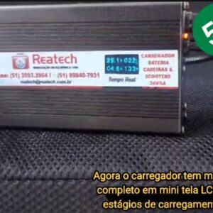 [Novo] Carregador Reatech LCD 5A com monitorização tempo real - Todas cadeiras & scooters